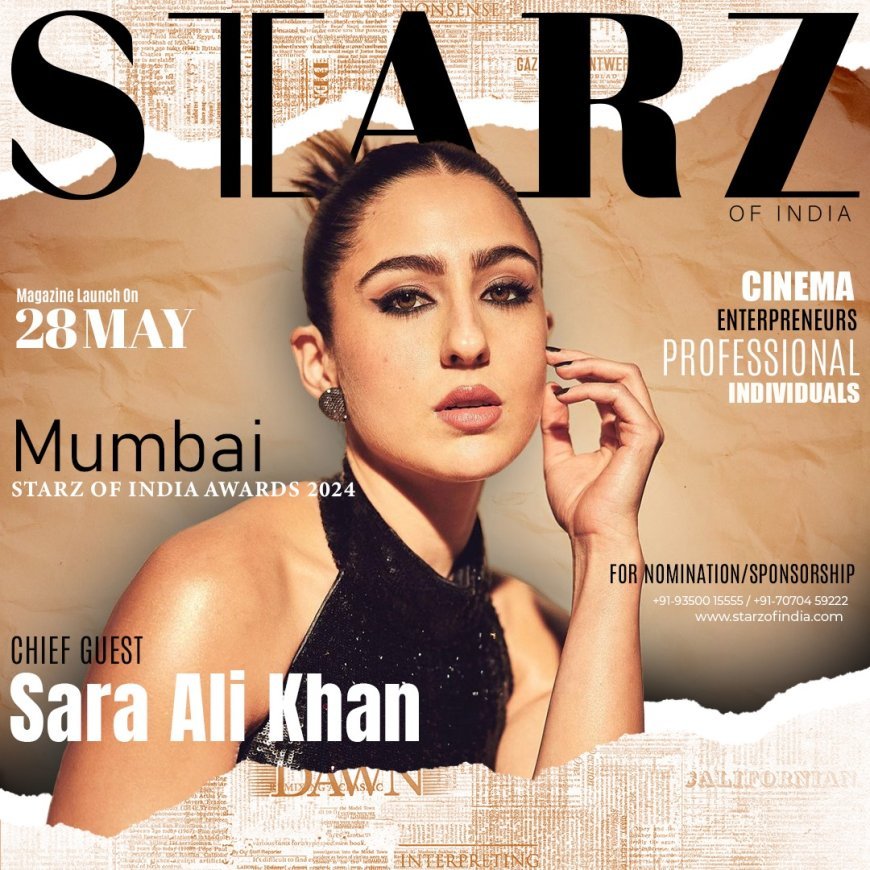 Sara Ali Khan to Grace Starz of India Awards and Magazine Launch on